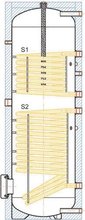 R2BC 2500 zsobnkov ohva, smaltovan, 2510 l